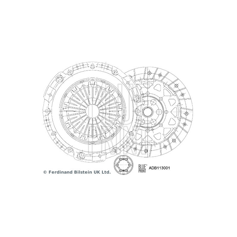 Kit d'embrayage BLUE PRINT