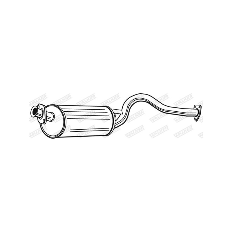 Silencieux arrière WALKER