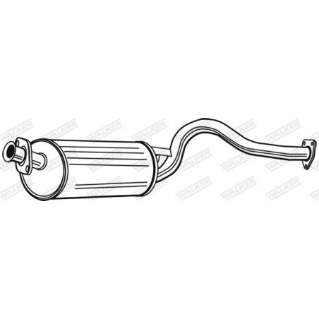 Silencieux arrière WALKER