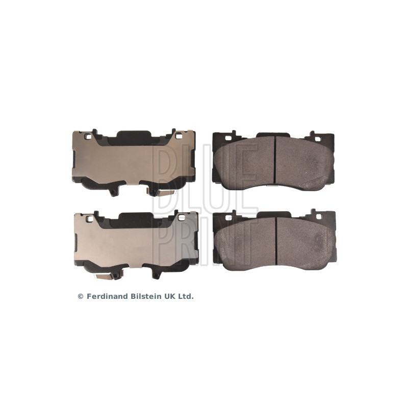 Jeu de quatre plaquettes de frein à disque BLUE PRINT