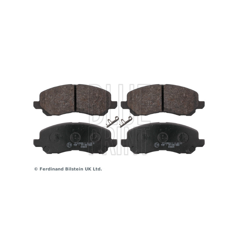 Jeu de quatre plaquettes de frein à disque BLUE PRINT