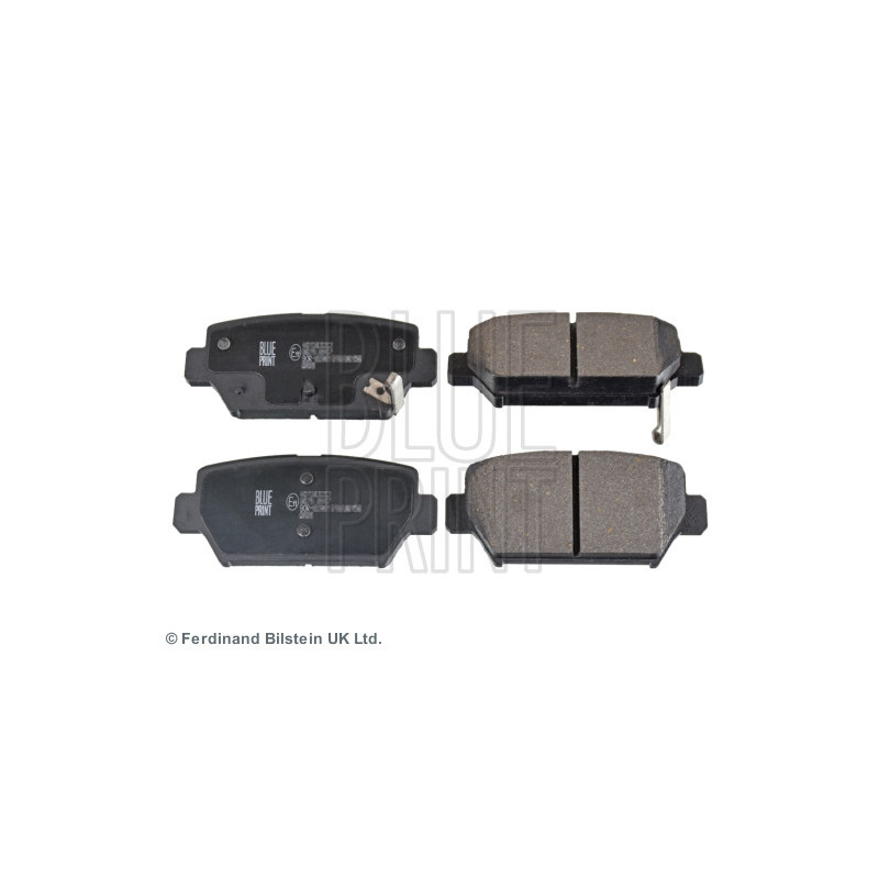 Jeu de quatre plaquettes de frein à disque BLUE PRINT