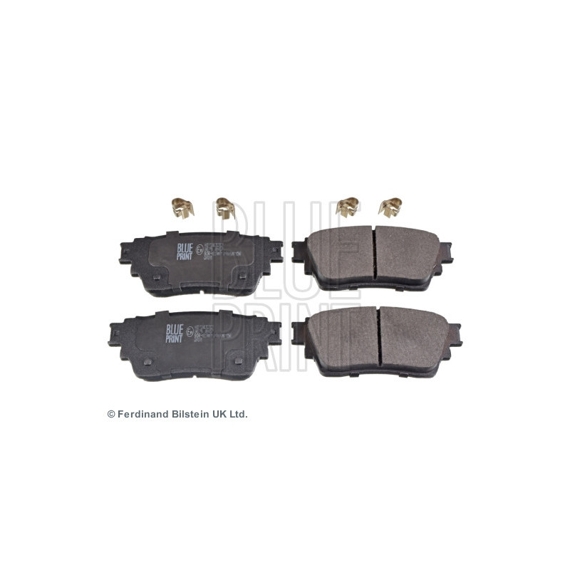 Jeu de quatre plaquettes de frein à disque BLUE PRINT