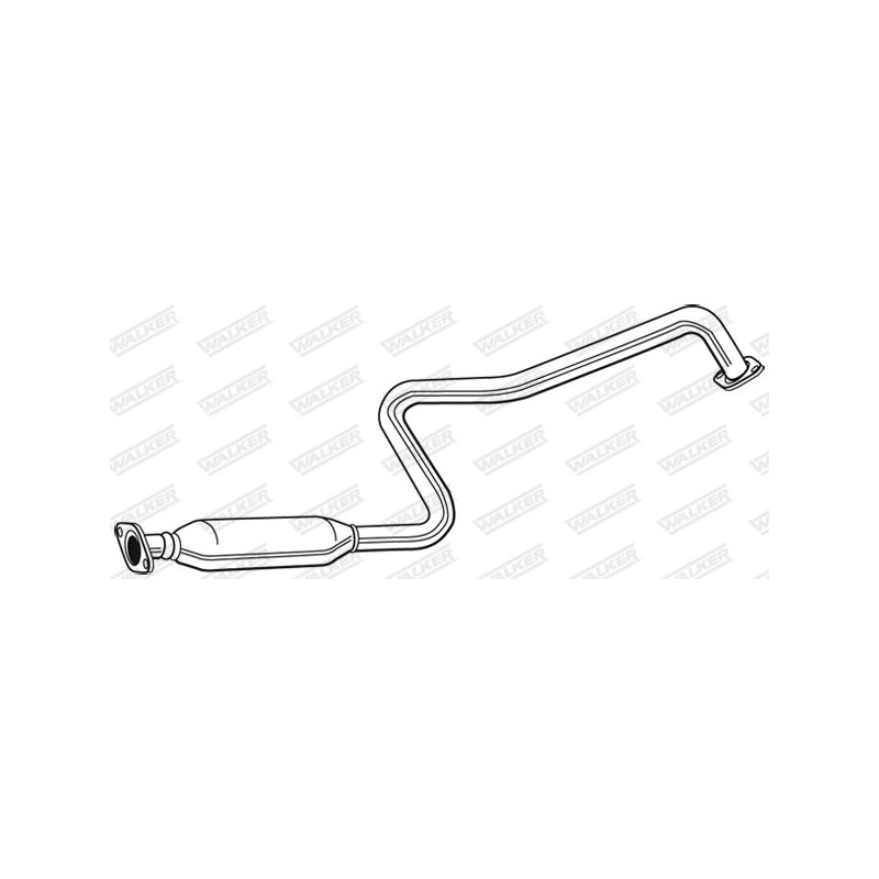 Silencieux intermédiaire WALKER