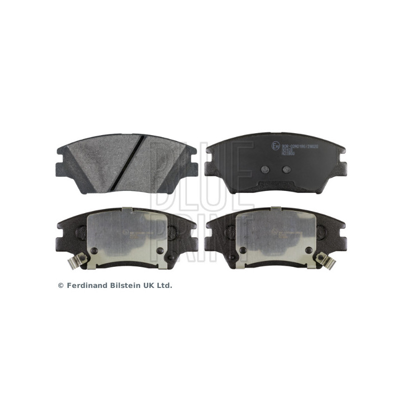 Jeu de quatre plaquettes de frein à disque BLUE PRINT