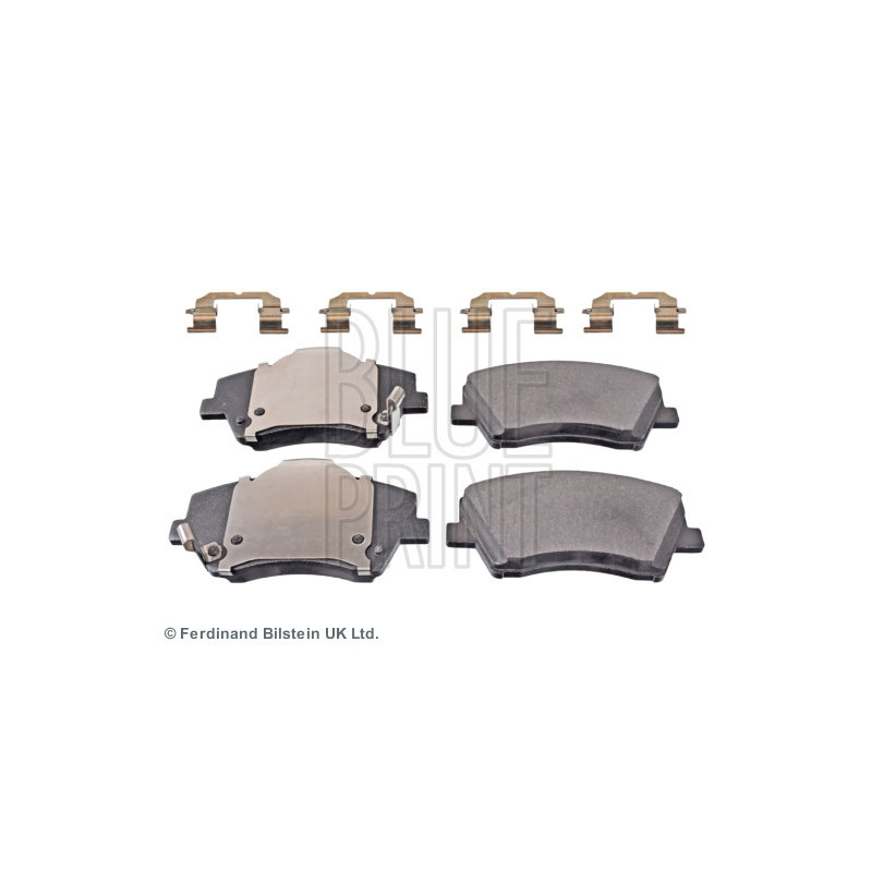 Jeu de quatre plaquettes de frein à disque BLUE PRINT