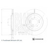 Jeu de 2 disques de frein BLUE PRINT