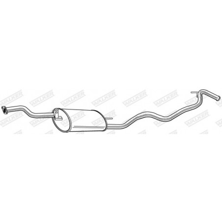 Silencieux arrière WALKER