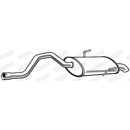 Silencieux arrière WALKER