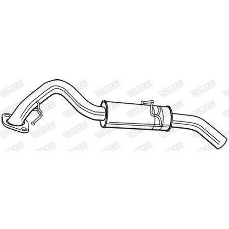 Silencieux arrière WALKER