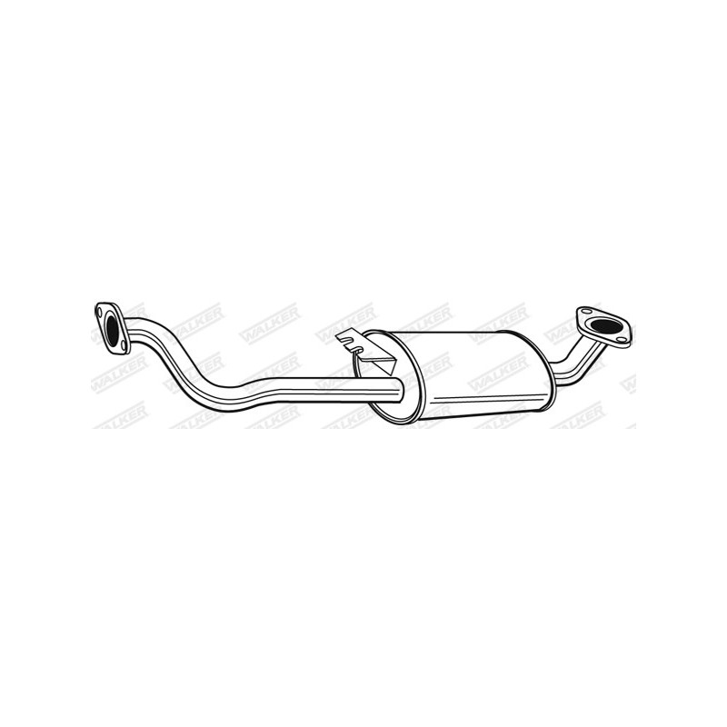 Silencieux intermédiaire WALKER