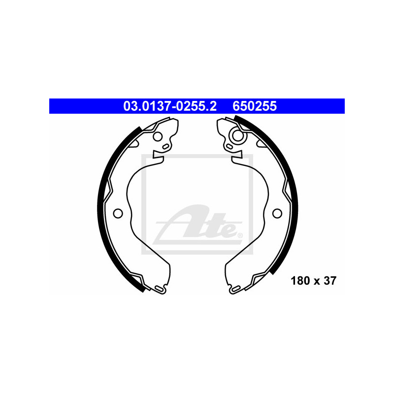 Jeu de mâchoires de frein ATE