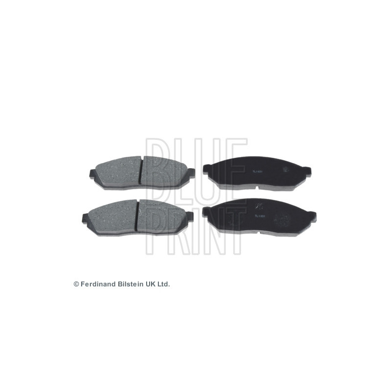 Jeu de quatre plaquettes de frein à disque BLUE PRINT