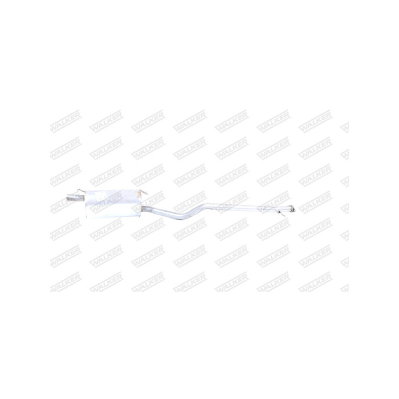 Silencieux intermédiaire WALKER