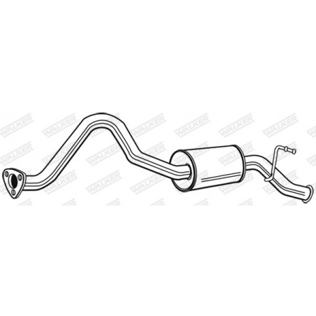 Silencieux arrière WALKER