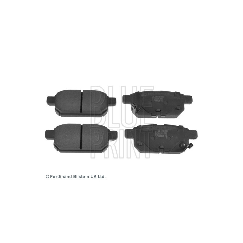 Jeu de quatre plaquettes de frein à disque BLUE PRINT