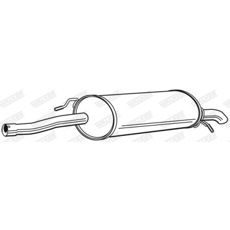 Silencieux arrière WALKER