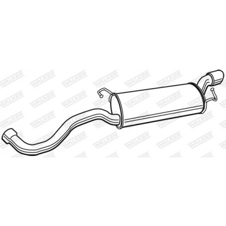 Silencieux arrière WALKER