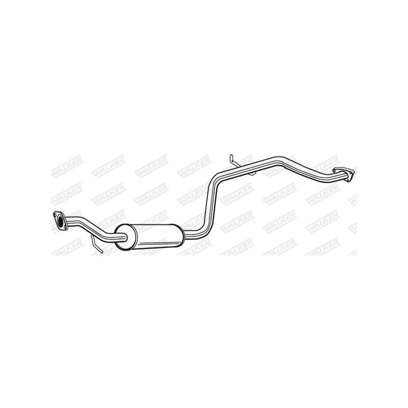 Silencieux intermédiaire WALKER