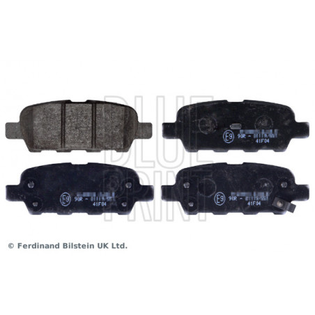 Jeu de quatre plaquettes de frein à disque BLUE PRINT