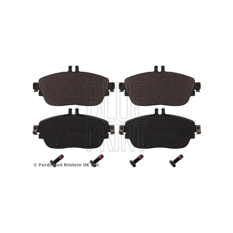 Jeu de quatre plaquettes de frein à disque BLUE PRINT