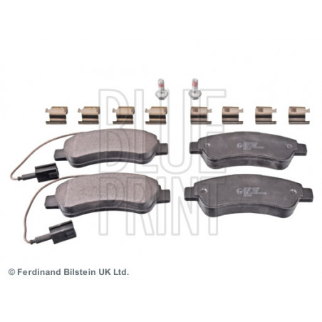 Jeu de quatre plaquettes de frein à disque BLUE PRINT
