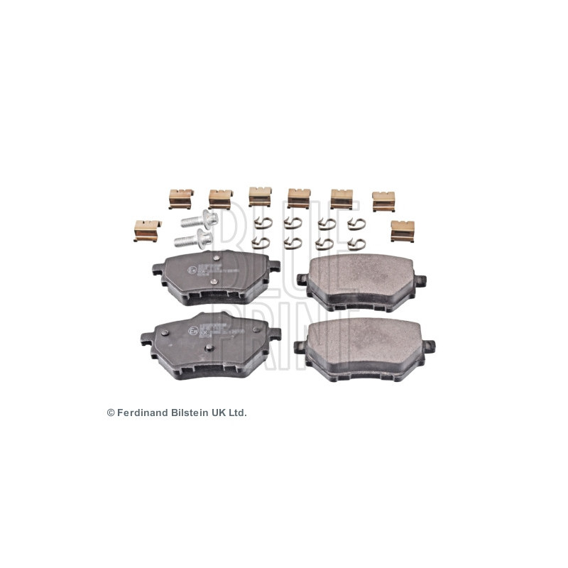 Jeu de quatre plaquettes de frein à disque BLUE PRINT