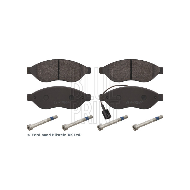 Jeu de quatre plaquettes de frein à disque BLUE PRINT
