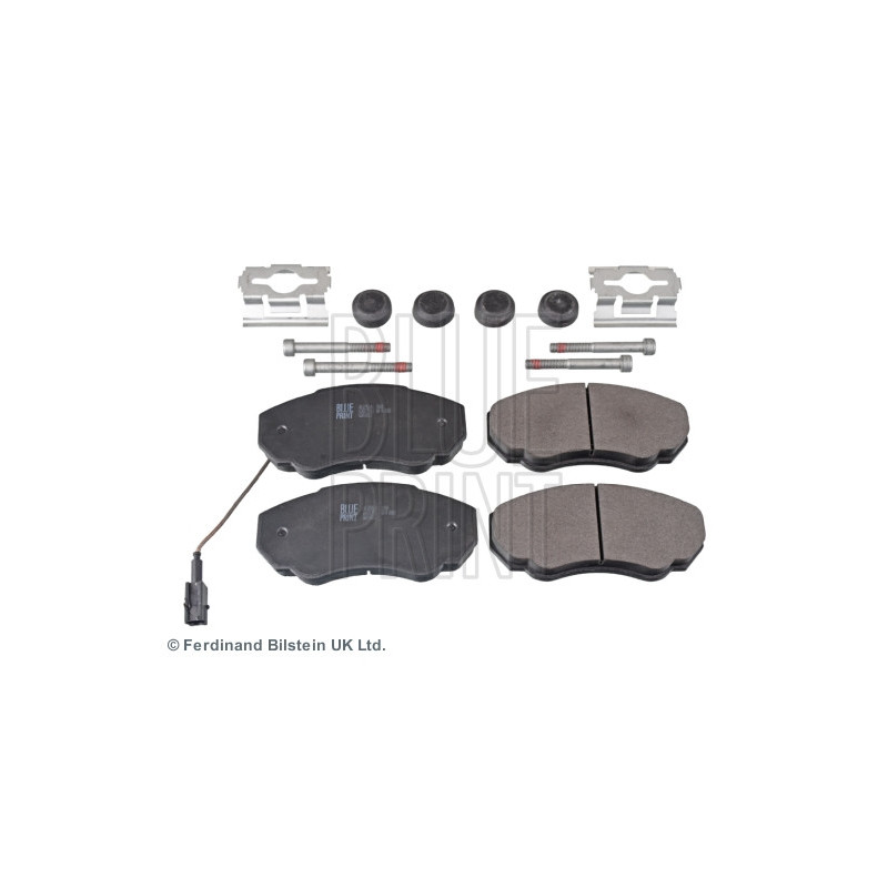 Jeu de quatre plaquettes de frein à disque BLUE PRINT