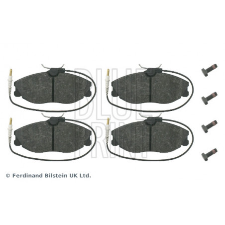 Jeu de quatre plaquettes de frein à disque BLUE PRINT