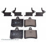 Jeu de quatre plaquettes de frein à disque BLUE PRINT
