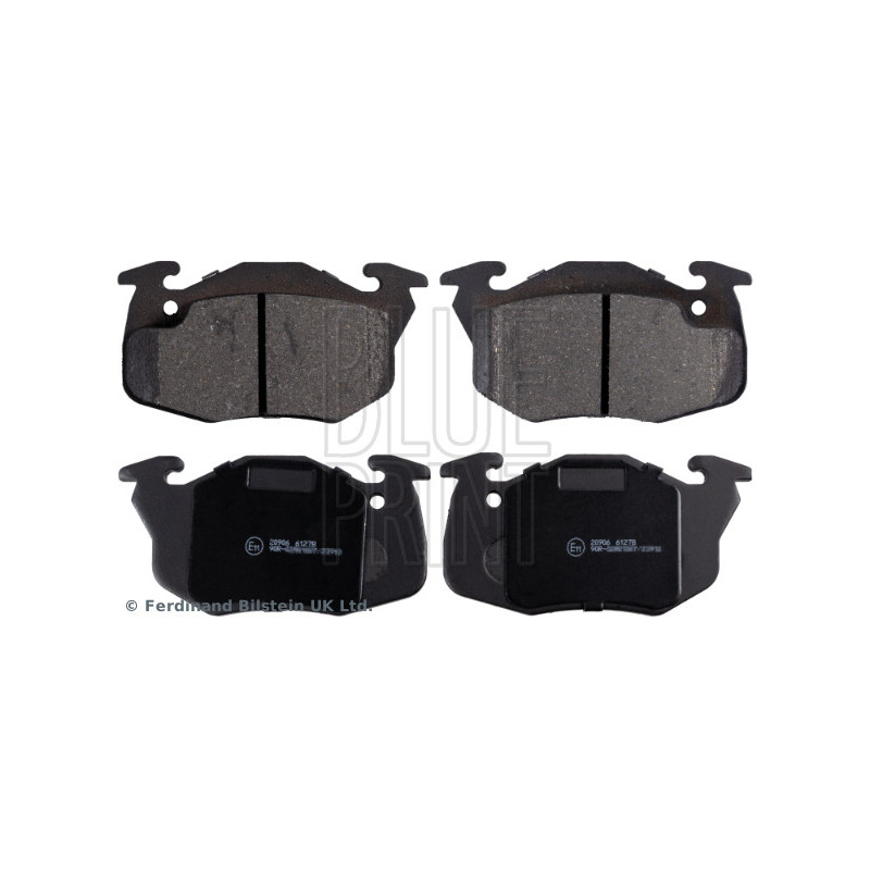 Jeu de quatre plaquettes de frein à disque BLUE PRINT