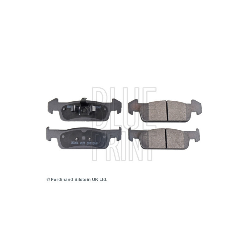 Jeu de quatre plaquettes de frein à disque BLUE PRINT