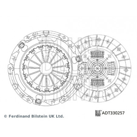 Kit d'embrayage BLUE PRINT