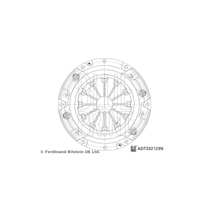 Mécanisme d'embrayage BLUE PRINT