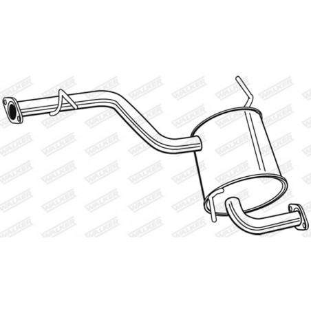 Silencieux arrière WALKER