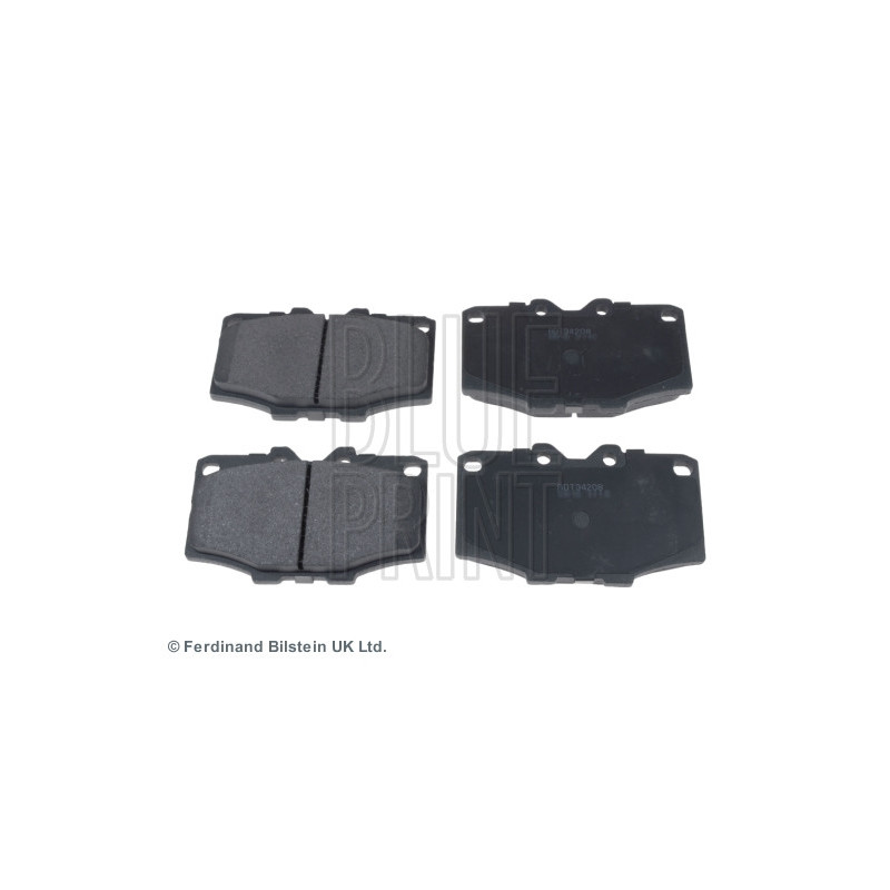 Jeu de quatre plaquettes de frein à disque BLUE PRINT