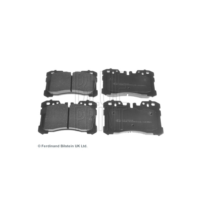 Jeu de quatre plaquettes de frein à disque BLUE PRINT