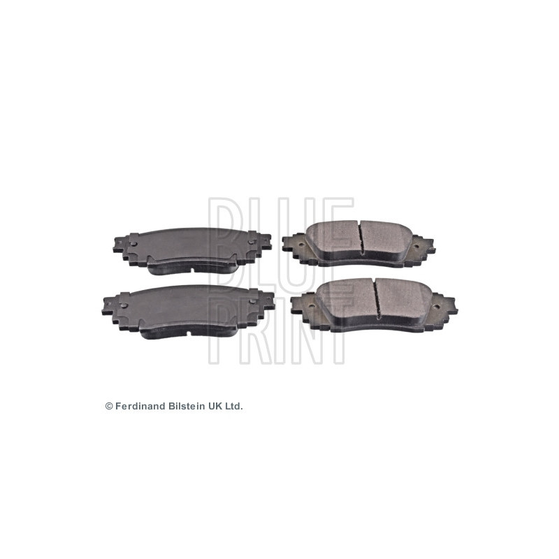 Jeu de quatre plaquettes de frein à disque BLUE PRINT