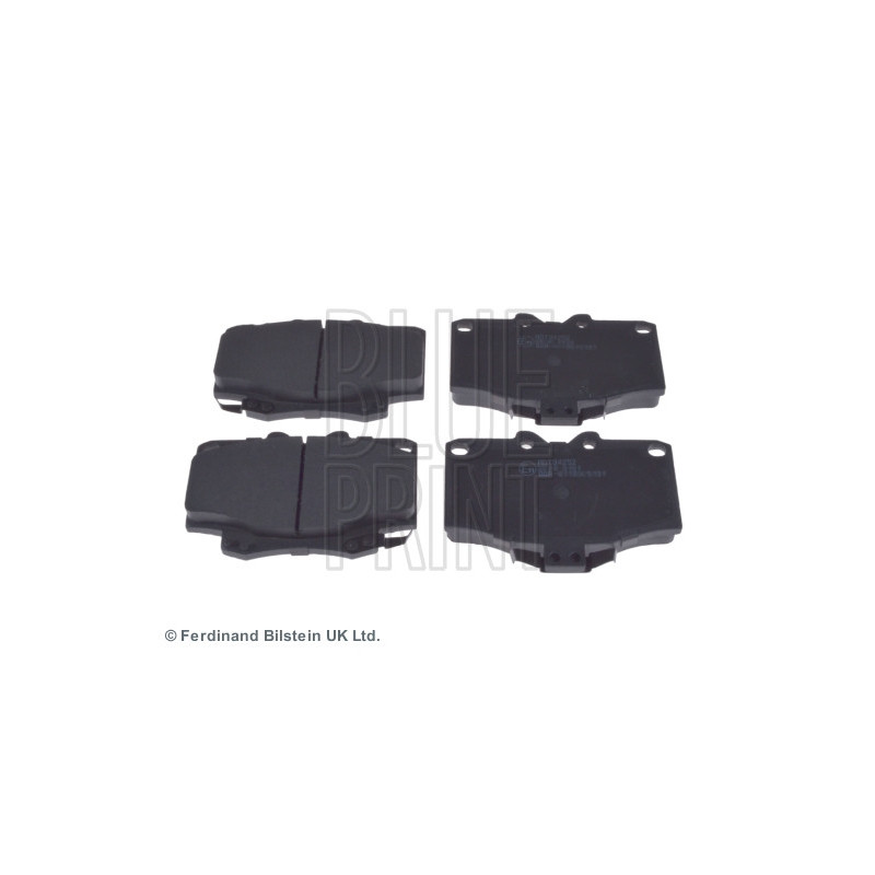 Jeu de quatre plaquettes de frein à disque BLUE PRINT