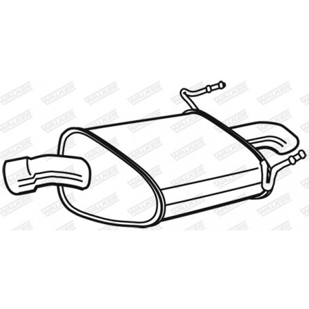 Silencieux arrière WALKER