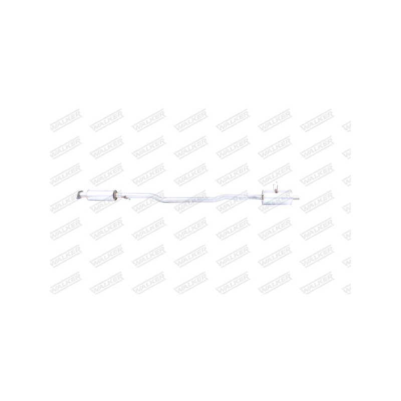 Silencieux arrière WALKER