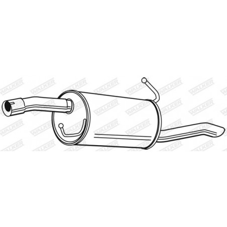 Silencieux arrière WALKER