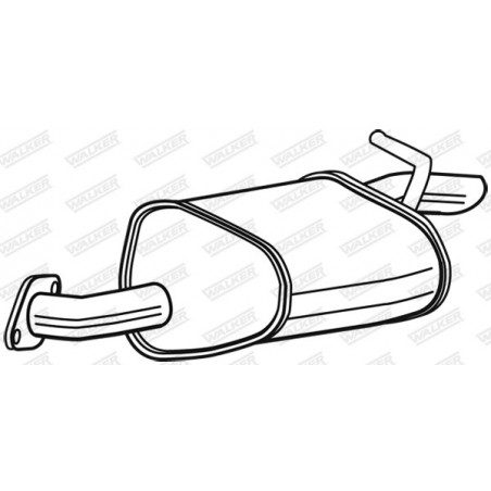 Silencieux arrière WALKER