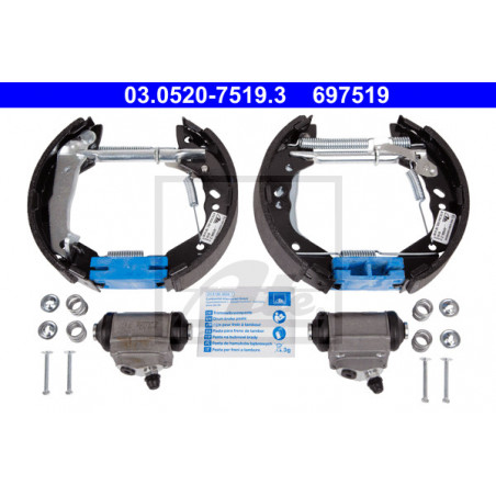 Jeu de mâchoires de frein ATE