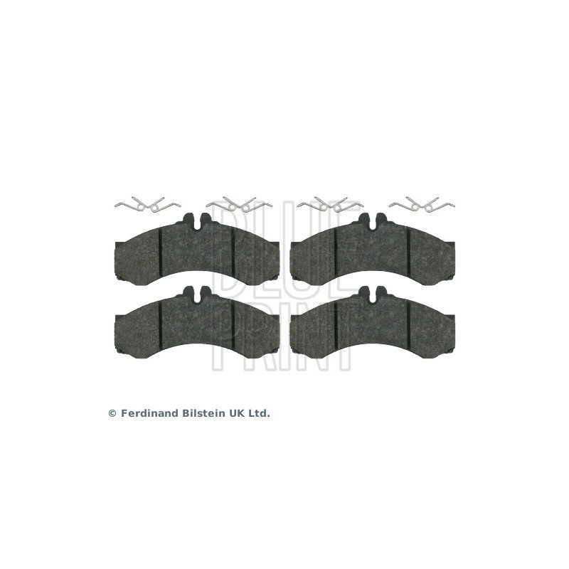Jeu de quatre plaquettes de frein à disque BLUE PRINT
