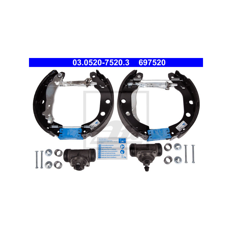 Jeu de mâchoires de frein ATE