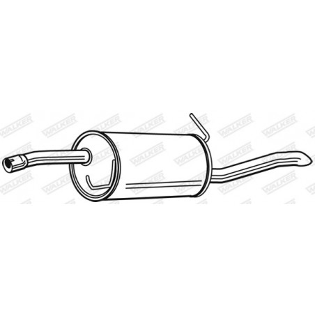 Silencieux arrière WALKER