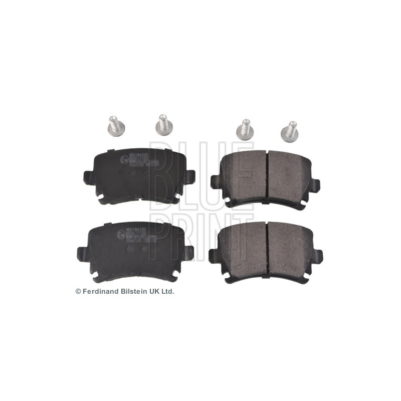 Jeu de quatre plaquettes de frein à disque BLUE PRINT