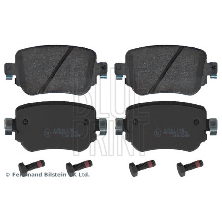 Jeu de quatre plaquettes de frein à disque BLUE PRINT